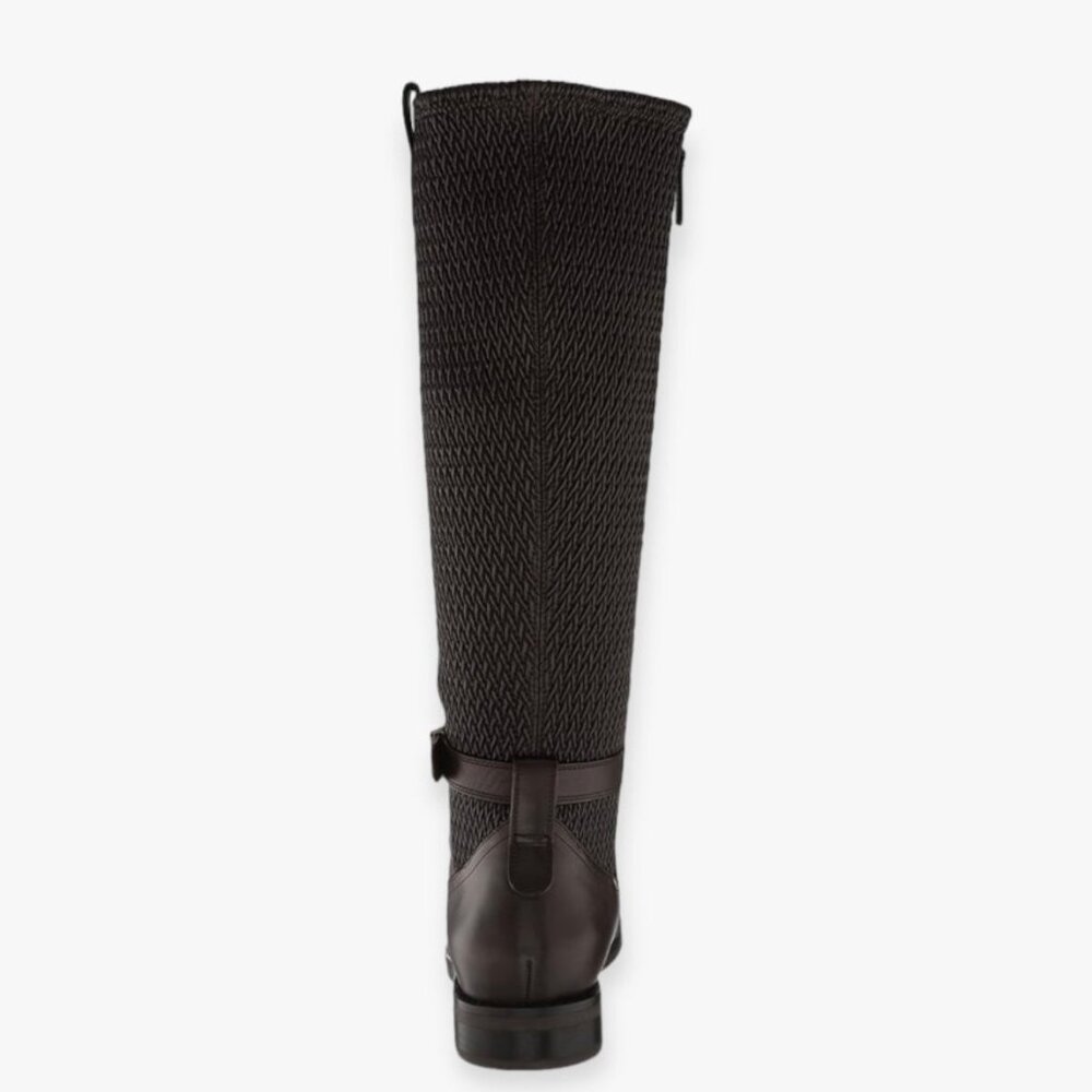 COLE HAAN Women's CAPE Stretch Mid Calf Flats Riding Boots Black Size 5.5 - Picture 5 of 8